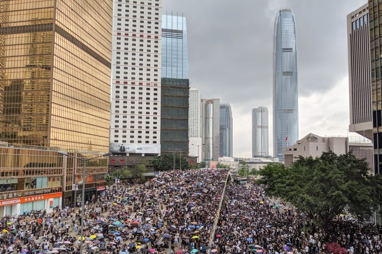 Hong Kong Protesters Rally on Christmas Day