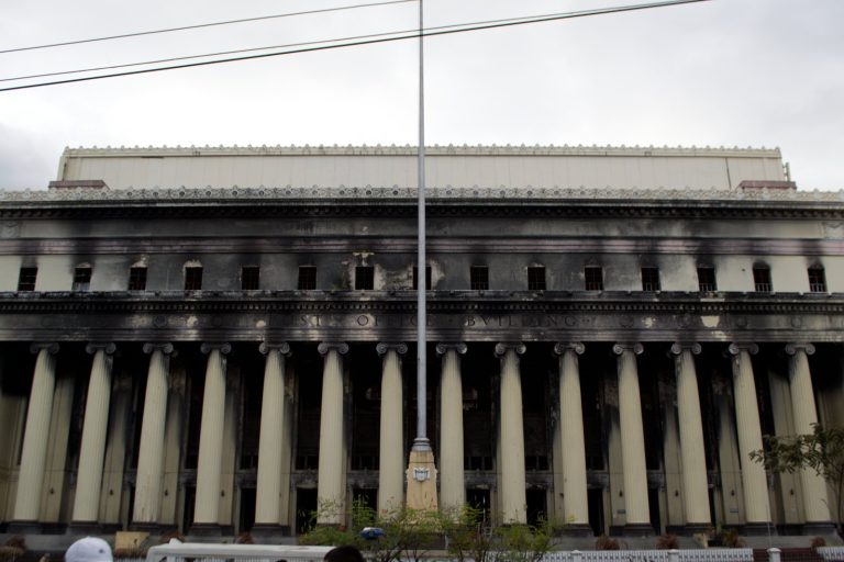 Manila’s Historic Post Office Gutted by Fire, Mail System in Jeopardy