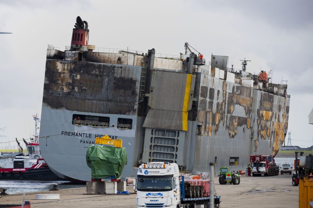 Cargo Ship Fire Off Dutch Coast Sparks Environmental Concerns