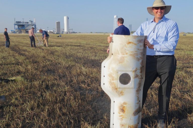 Polish Police Inspect SpaceX Falcon 9 Rocket Debris