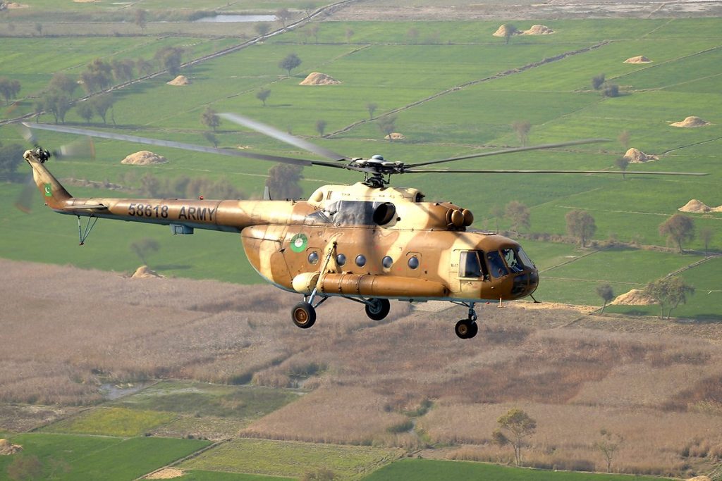 Helicopter Crash in Pakistan Kills Five During Flood Relief Mission