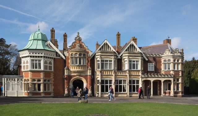 AI Safety Summit 2023 Delegates gather inside historic Bletchley Park mansion for the UK-hosted AI Safety Summit 2023.