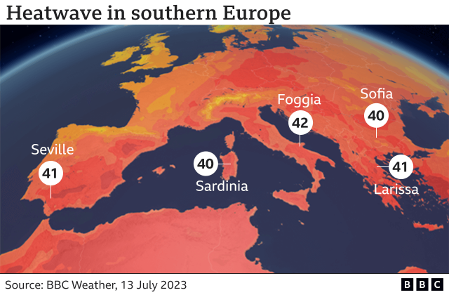 Cerberus Heatwave Europe July 2023 Cerberus Heatwave Europe July 2023