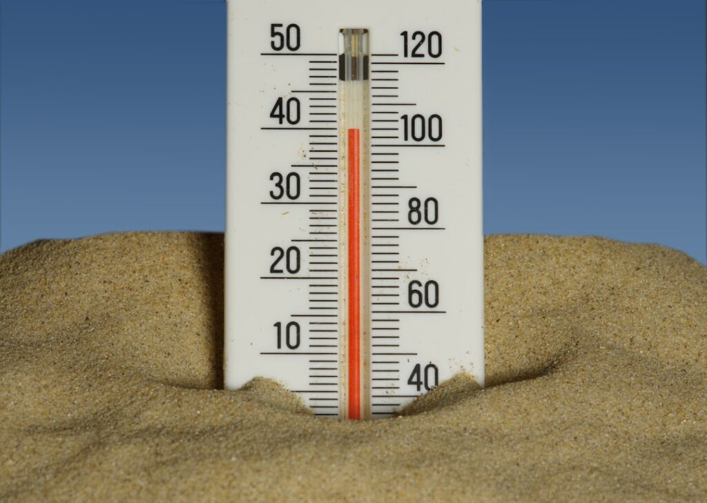 A sun-scorched street in Churu, Rajasthan, where thermometers showed 50.5°C during India's 2024 pre-monsoon heat wave.