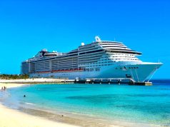 WHO Probes Hantavirus Outbreak on Quarantined Ship A cruise ship sits anchored off the West African coast under quarantine, with medical personnel in protective gear boarding to screen passengers.
