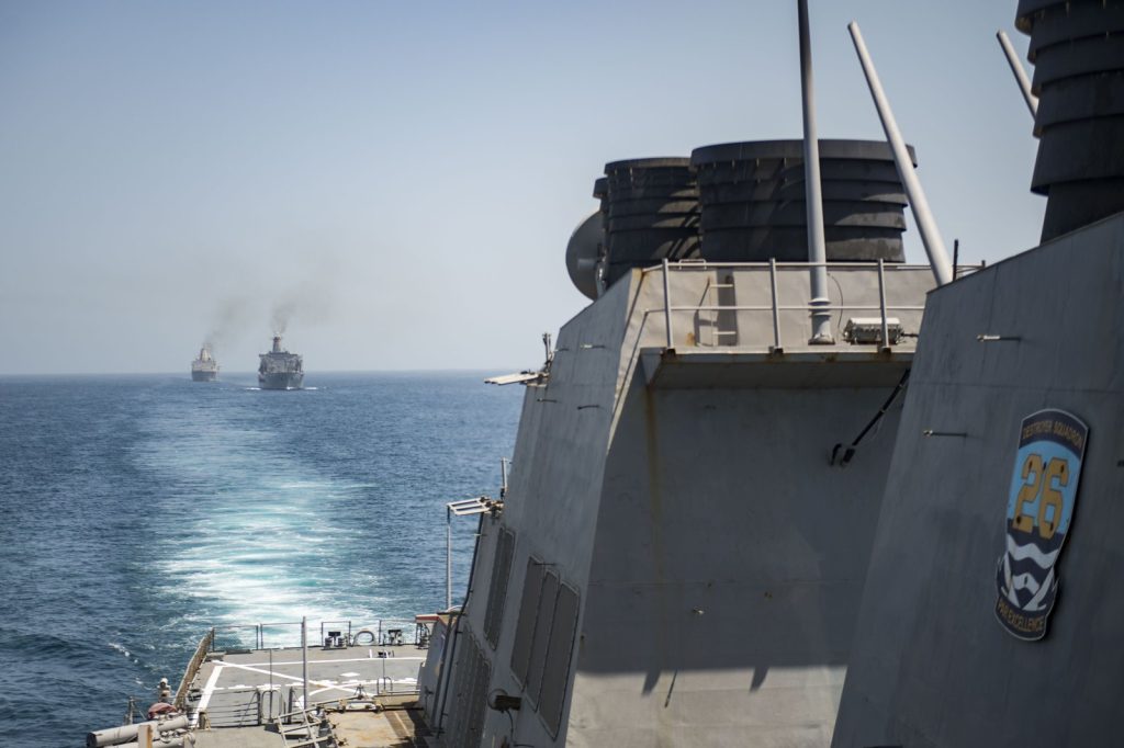 Trump Discloses Secret Military Escort of Oil Tankers Through Hormuz