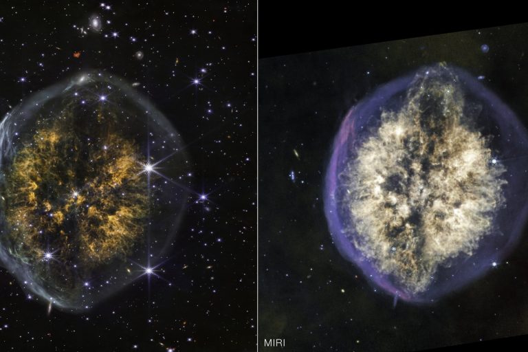 Webb Telescope Reveals Dying Star at Center of Cranium Nebula