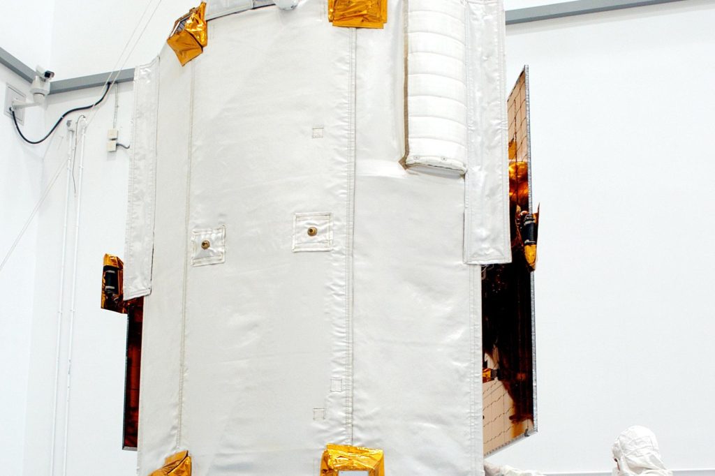 Ultra-black coating with 2% reflectivity dims satellites