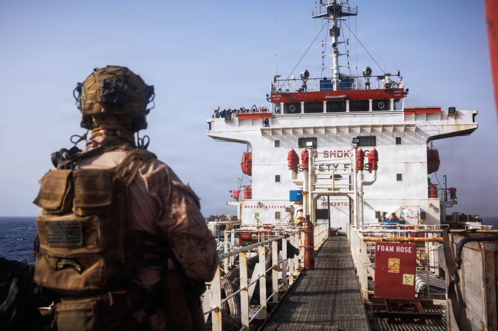 U.S. Revives Blockade Strategy Against Iranian Oil Shipments