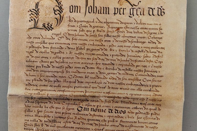 Treaty of Tordesillas split world between Spain and Portugal