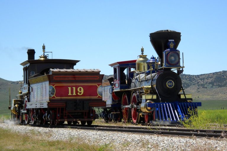 Transcontinental Railroad Finished in 1869, United America