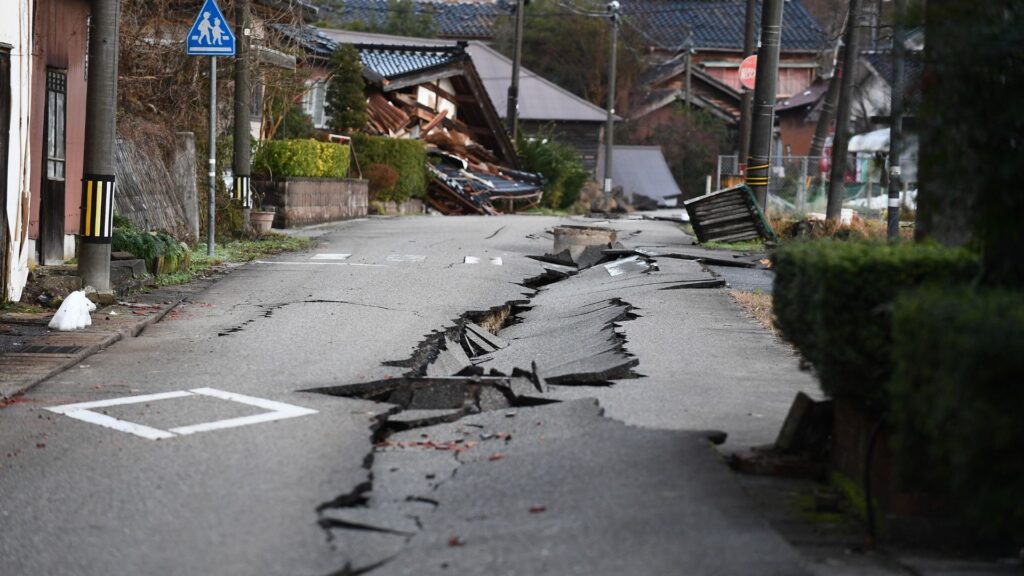 Magnitude Earthquake Hits North Oshino Japan