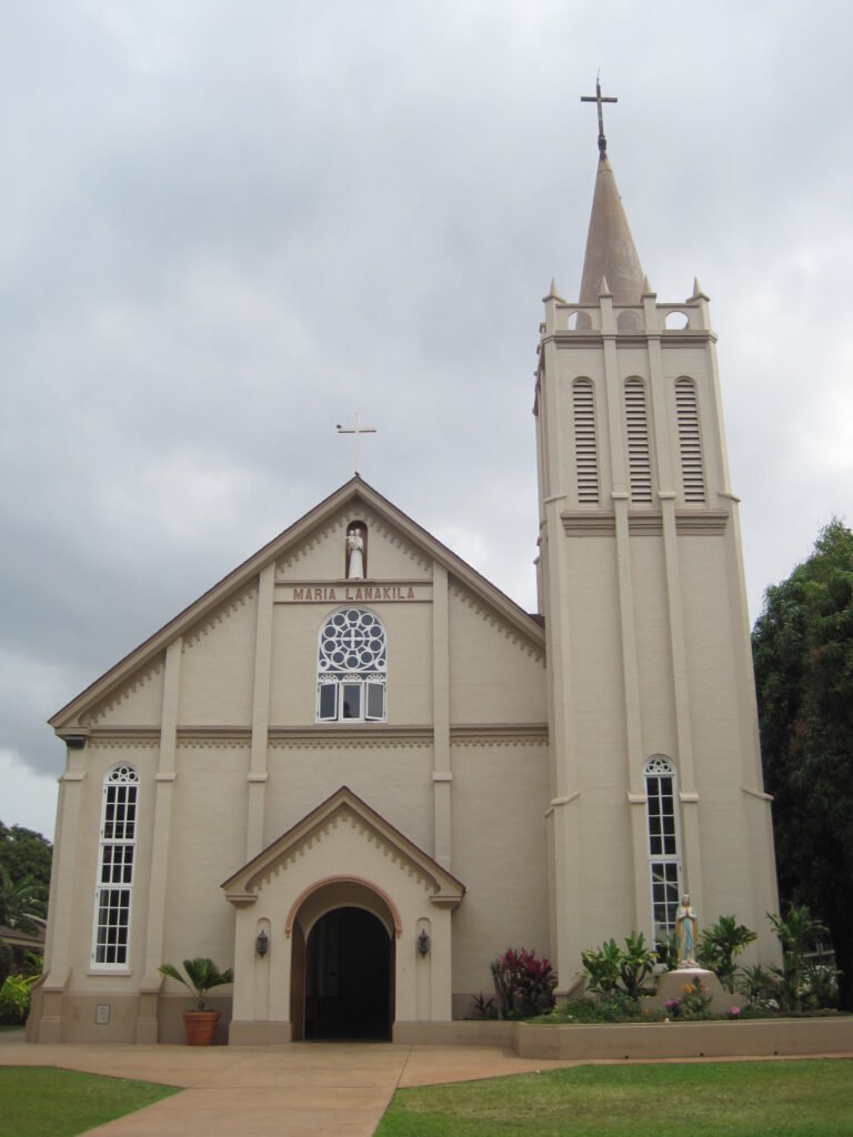 Maria Lanakila Church Survives Maui Wildfire