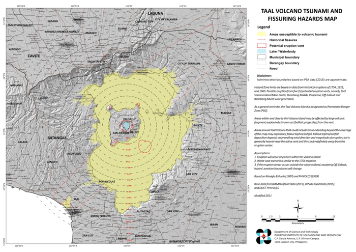 Philippines Warns Volcanic Tsunami Possible if Taal Intensifies