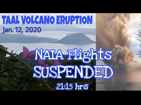 Taal Volcano Eruption Disrupts Flights in the Philippines Suddenly