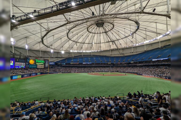 Hurricane Milton Damages Tropicana Field Roof in St. Petersburg