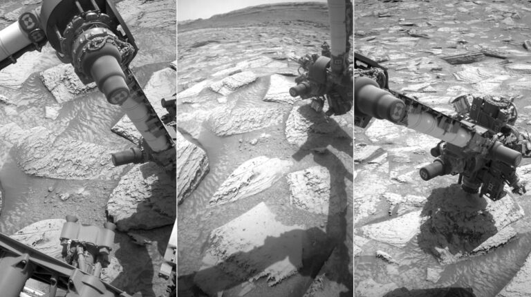 NASA’s Curiosity Rover Accidentally Lifts Heavy Martian Rock Successfully Freed