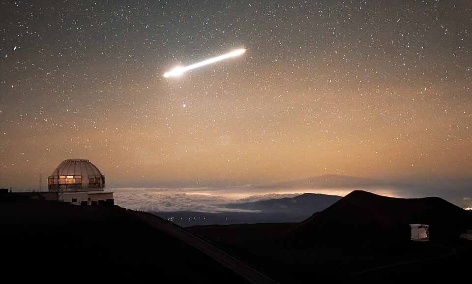 Meteor Fireball Over Earth S Atmosphere