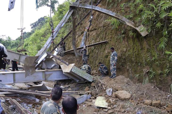 Mizoram Rail Bridge Collapse Kills 26 Workers