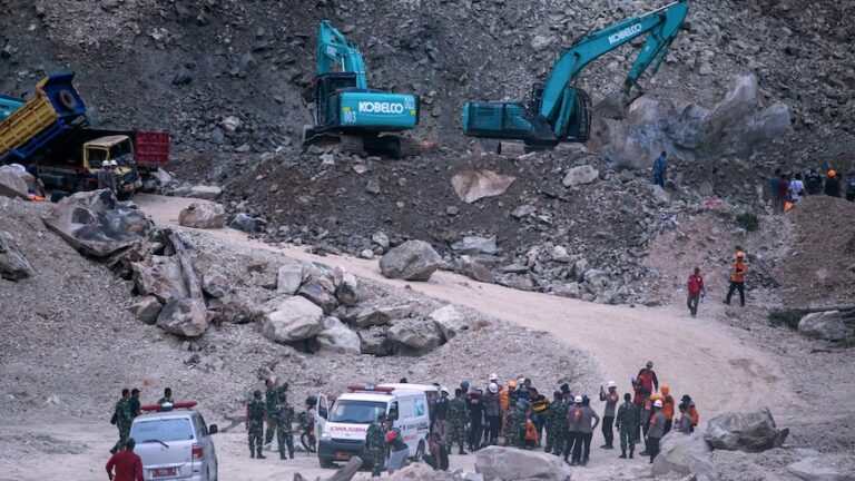 Quarry Collapse in Indonesia Leaves Dozens Dead or Injured Suddenly
