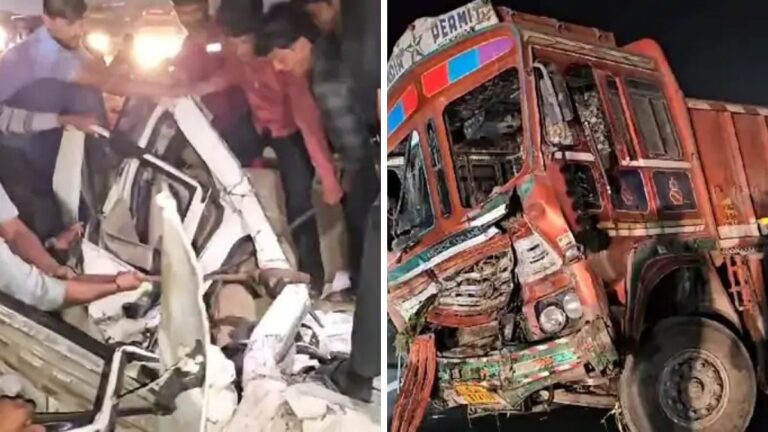 Seven Killed in Van Crash on Gujarat Highway February 20